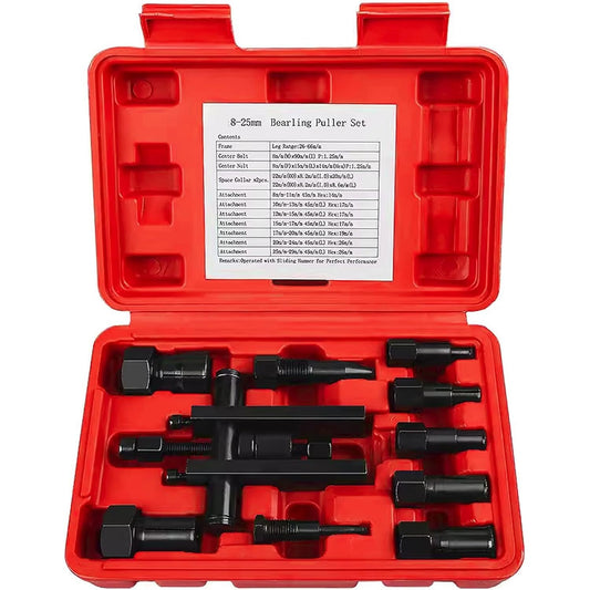 Motorcycle Bearing Puller Kit 8-25MM Motorcycle Inner Bearing Disassembly Tool