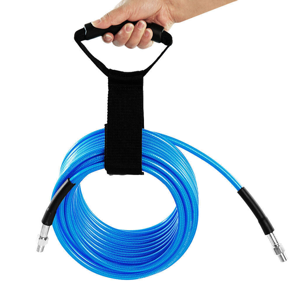 Sewer Jetter Kit for Pressure Washer Drain Cleaner Hose 50FT 1/4" M-NPT 5800PSI