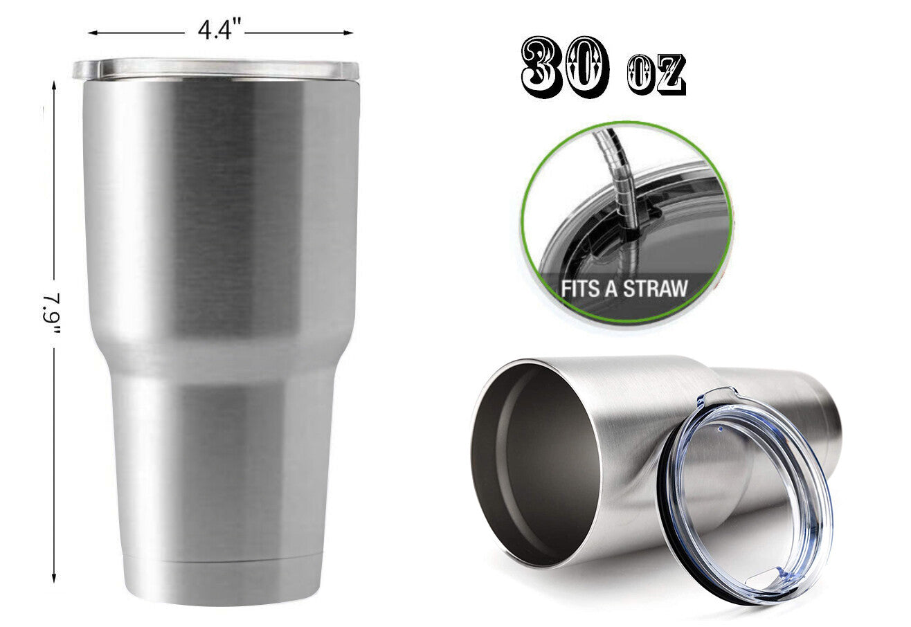 Tumbler 30Oz Stainless Steel Vacuum Double Wall Insulation Travel Sport Bottle