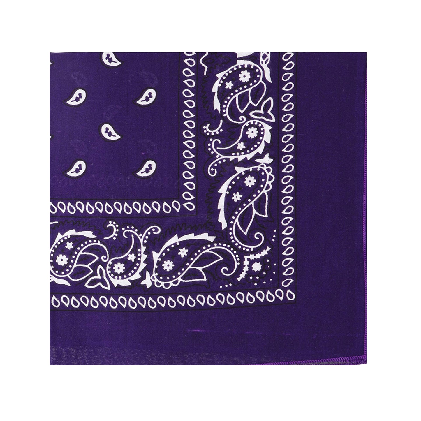 Bandana 100% Cotton Paisley Print Scarf Head Wrap Neck Headband for Men & Women