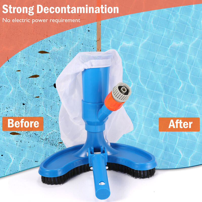 All-in-One Pool Vacuum Head Cleaner – Spa Cleaning Kit & Accessories