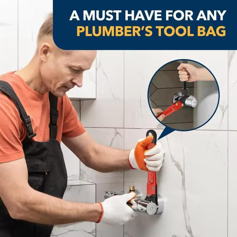 Plumbing Tool Angle Stop Wrench Angle on Wrench Kit Plumbers Wrench Removal Tool