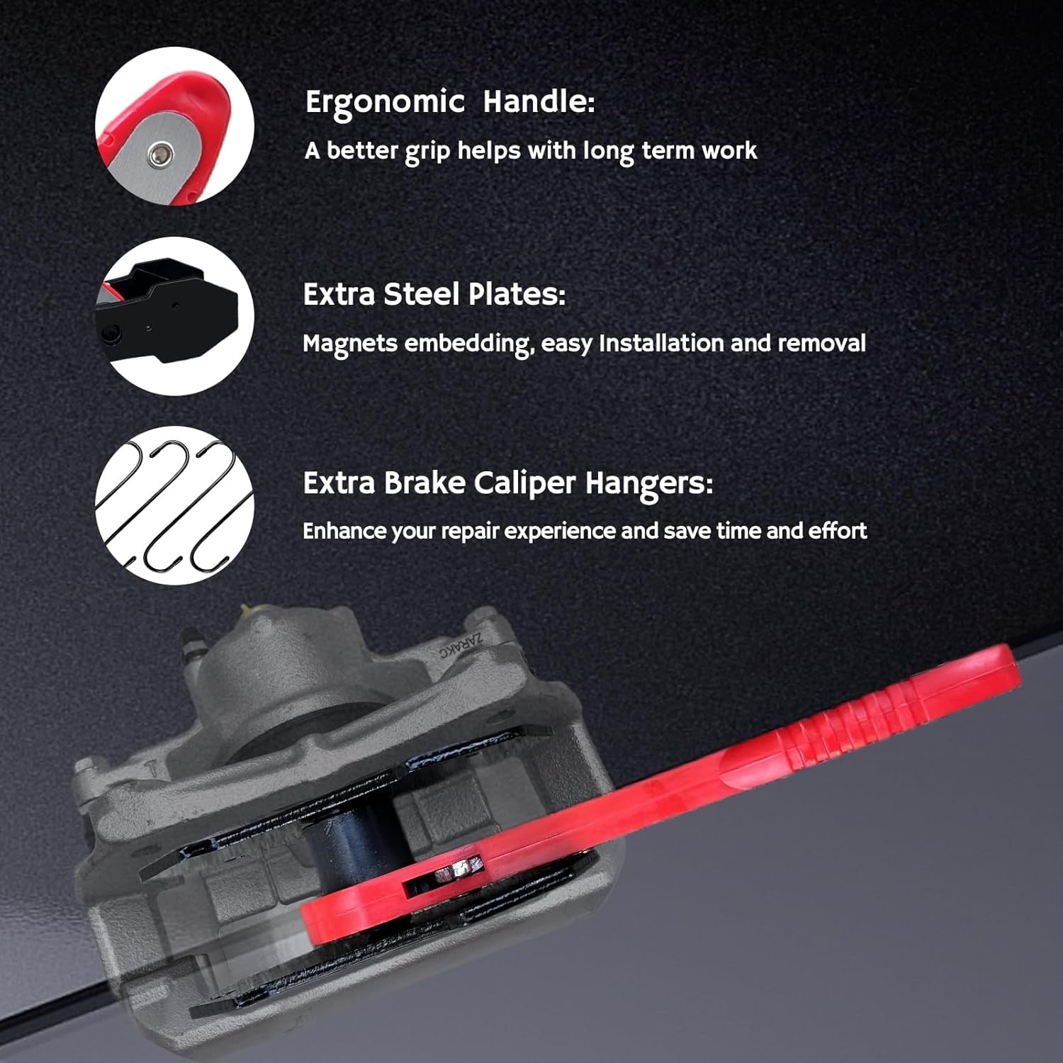 Car Ratchet Brake Single Twin Quad Car Ratchet Install Tool, Press Caliper Spreader Tool, Brake Caliper Wrench Tool, Car Repair Wrench Tools, Car Accessories