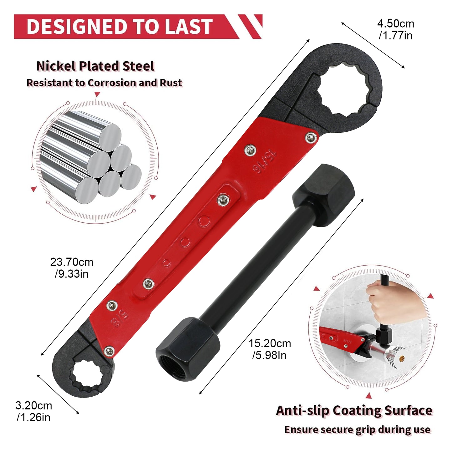 Angle Stop Wrench Kit – Multi-Function Plumbing Tool for Valve & Supply Line Removal