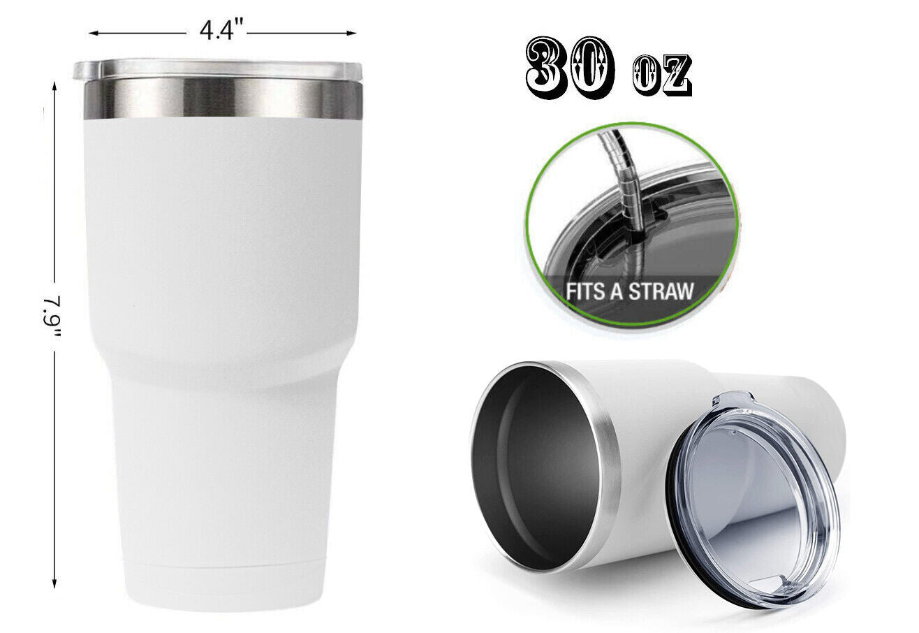 Tumbler 30Oz Stainless Steel Vacuum Double Wall Insulation Travel Sport Bottle