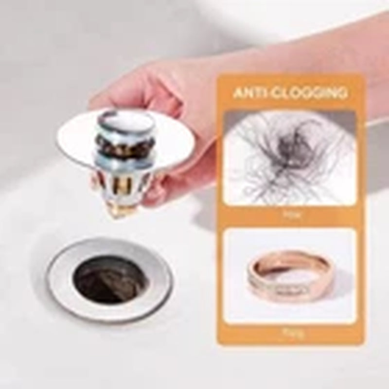 2 in 1 Drain Magic Universal Sink Stopper, Instantly Replace Broken Stoppers USA