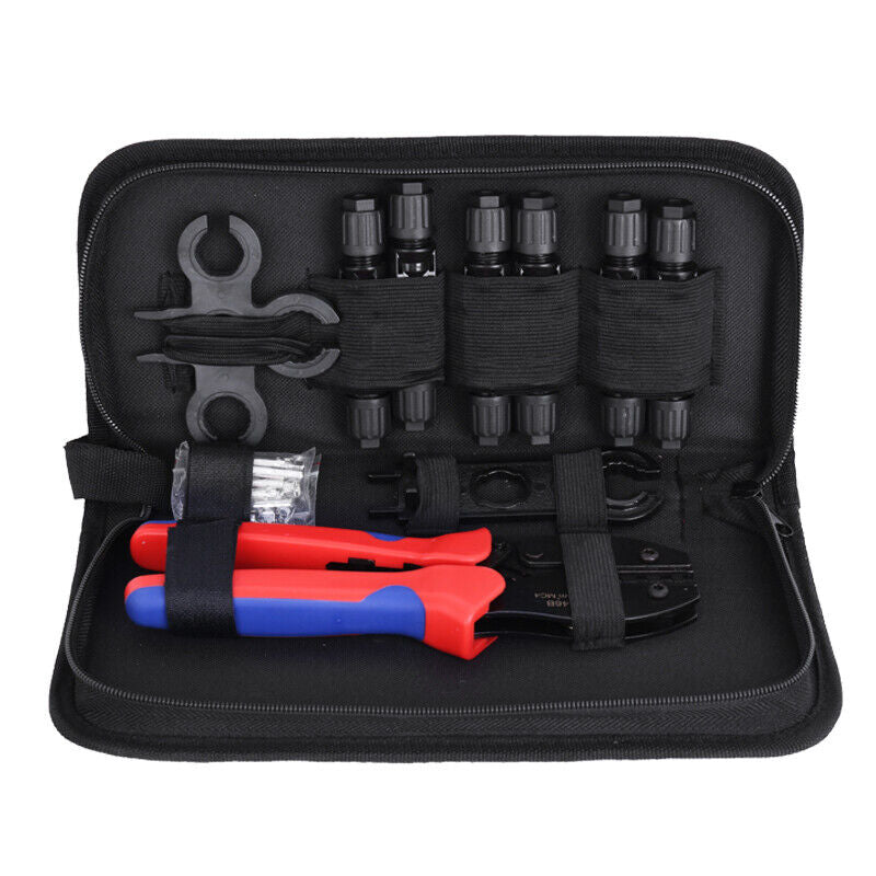 Crimping Tool Set Panel PV Cable Connector Wire Crimper Pliers AWG14-10