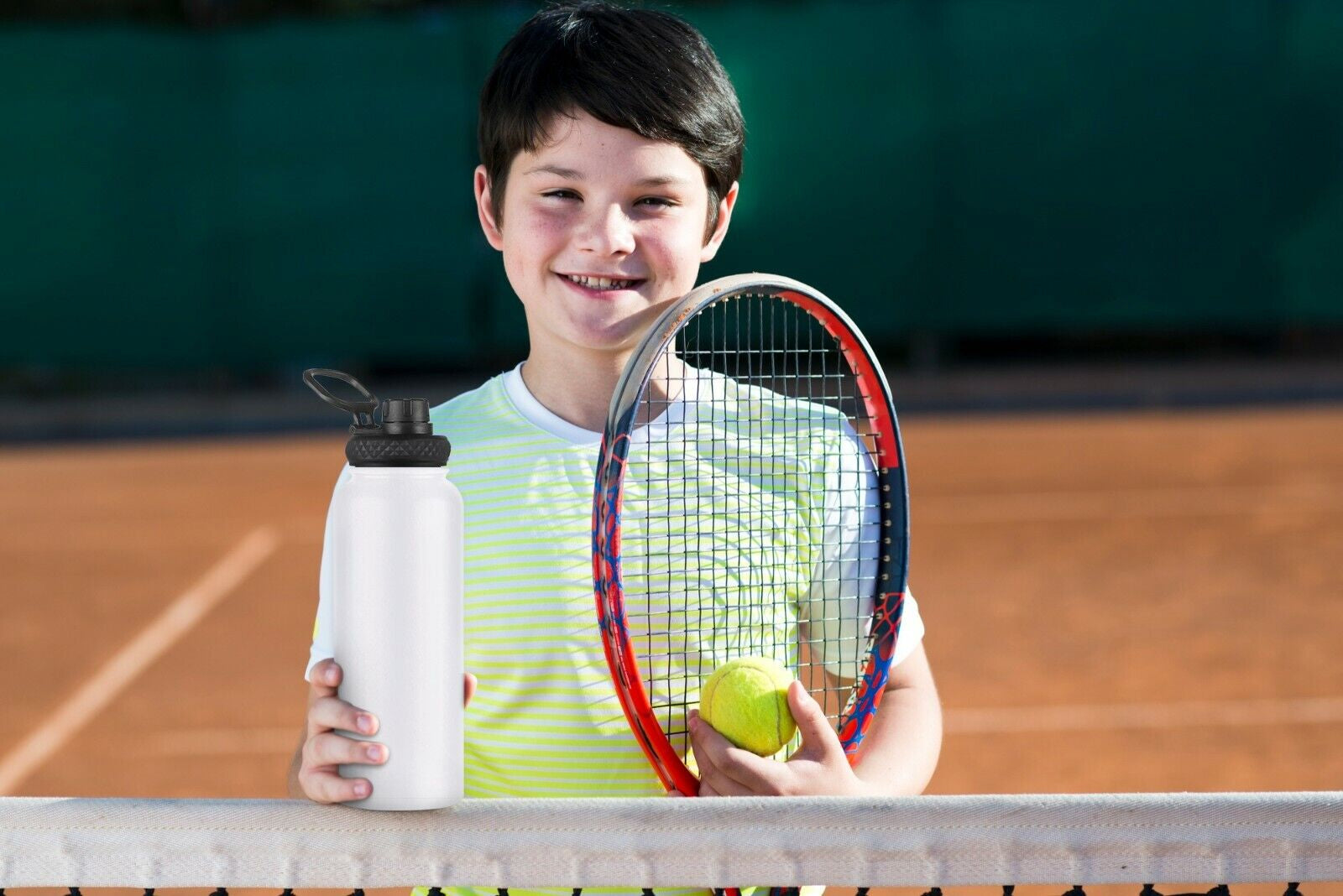 Water Bottle Stainless Steel Vacuum Double Wall Insulation Sport Wide Mouth 40 Oz 
