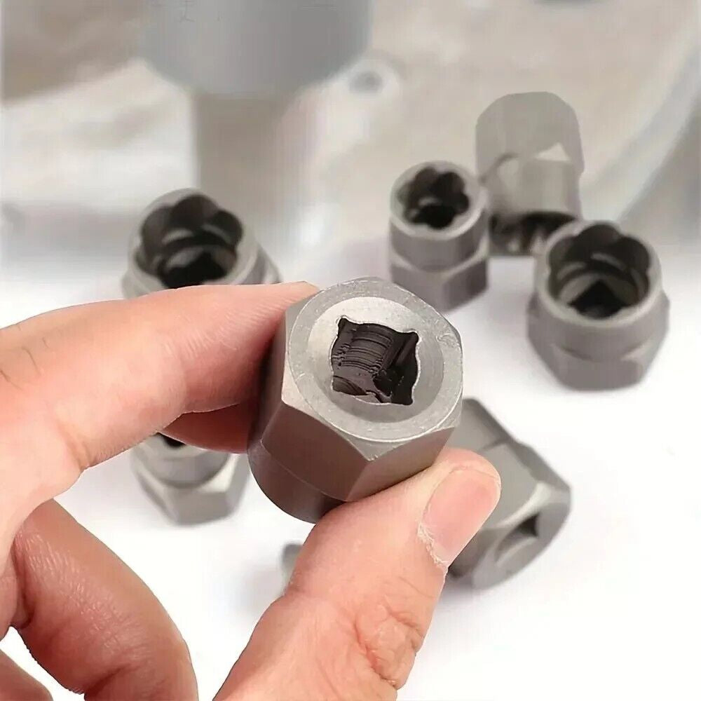 Heavy Duty Extractor Socket Tool Kit 14PCS Damaged Bolt & Nut Remover Set