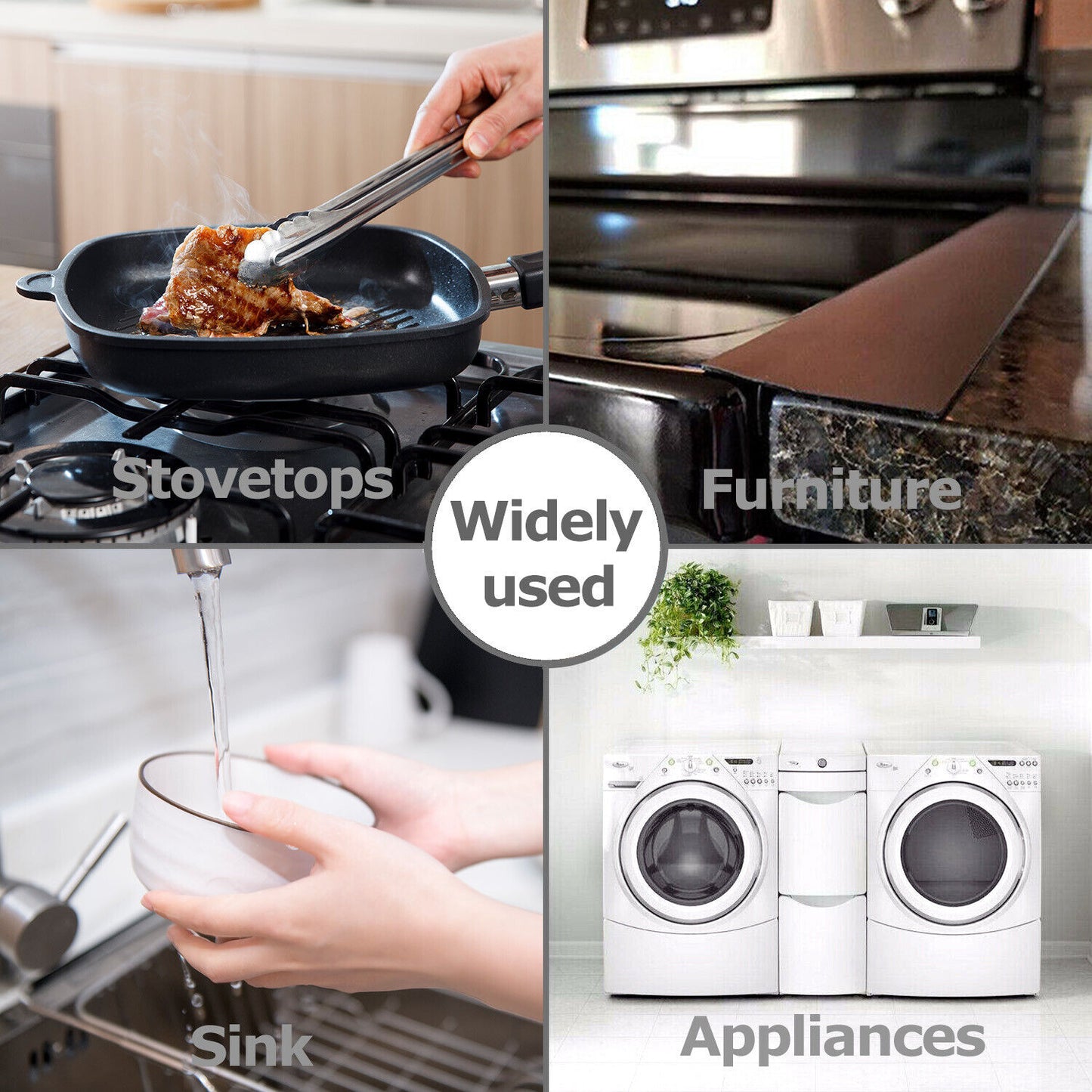 2 PCS 21'' Silicone Gap-Seal for Fall, Easy-Clean & Oil-Resistant Countertop & Stove Gap-Cover, Waterproof & Heatproof Gap-Seal for Kitchen, Birthday Gifts