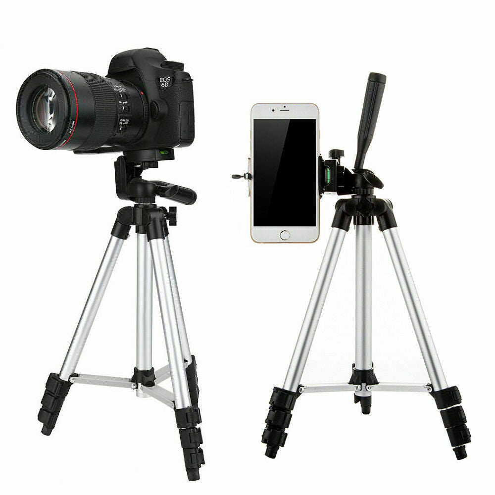Professional Camera Tripod Stand Holder Mount for Iphone Samsung Cell Phone+Bag