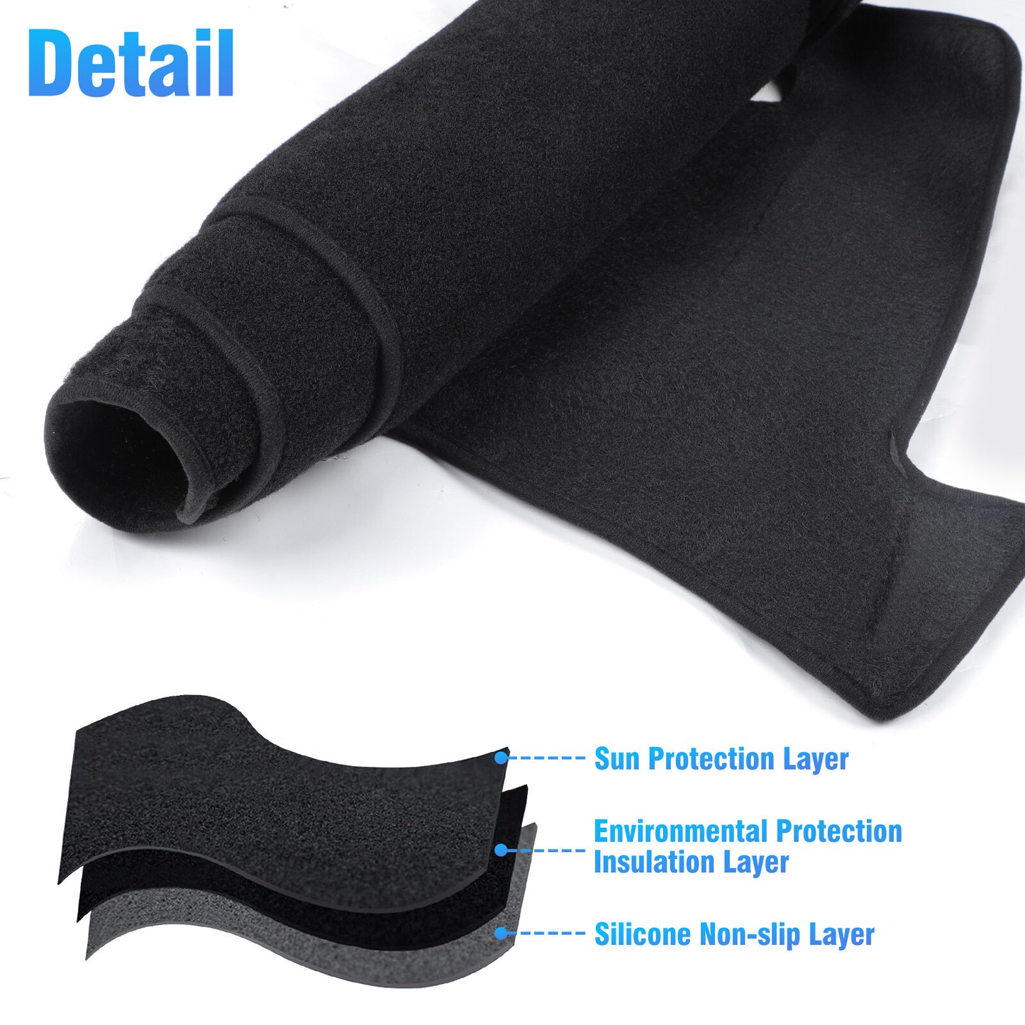 Car Dash Cover Mat Dashboard Pad for Chevy Silverado 1500 2500 Tahoe 2001-2006