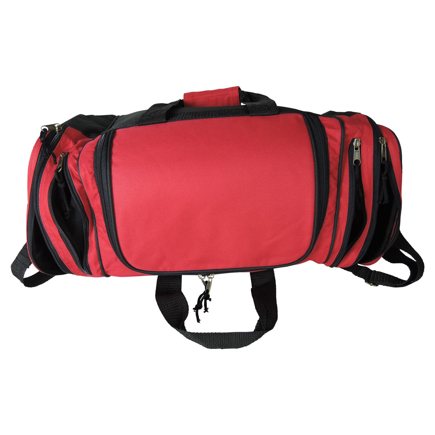 Brand New Duffle Bag Sports Duffel Bag in Red and Black Gym Bag