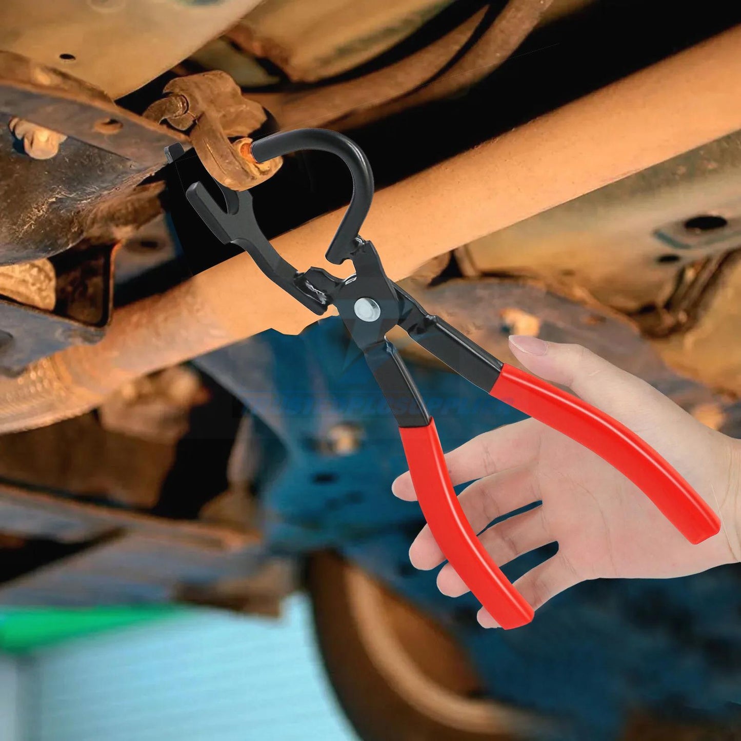 Heavy Duty Exhaust Hanger Removal Pliers Grommets Removal Tool Muffler Rubber Hanger Plier