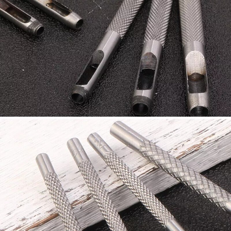 Leather Hole Punches round Hole Punch Set Hollow Punch Set DIY Leather Punch Set