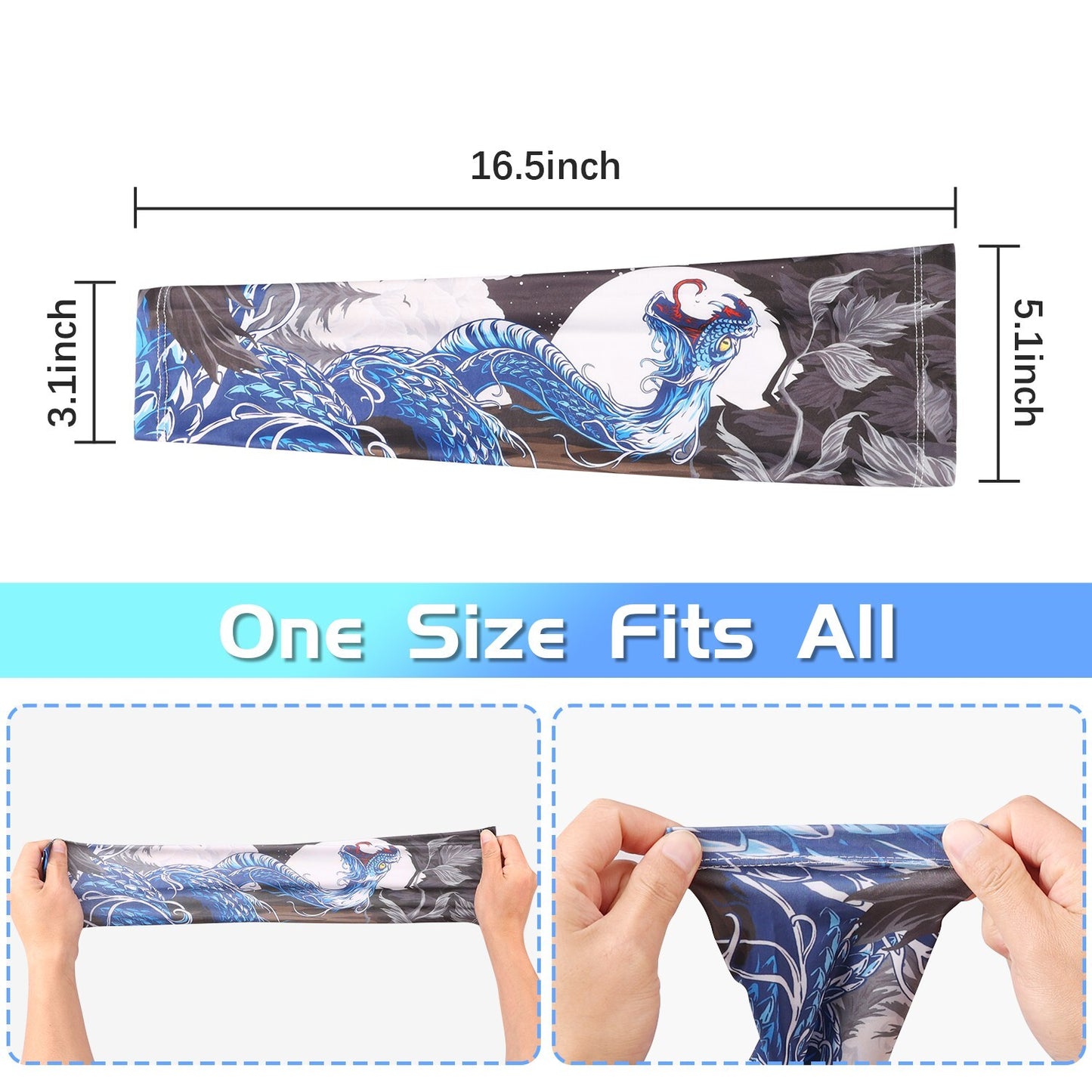 3 Pair Cooling Arm Sleeves Cover UV Sun Protection Cycling Running for Men Women