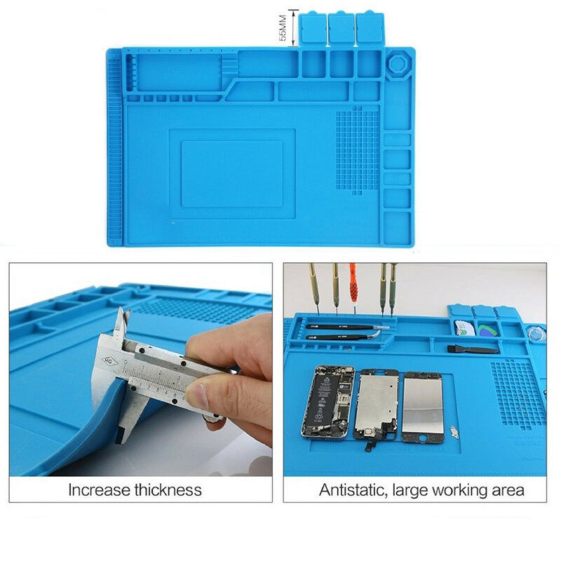 Magnetic Heat Silicone Pad Desk Mat Soldering Repair