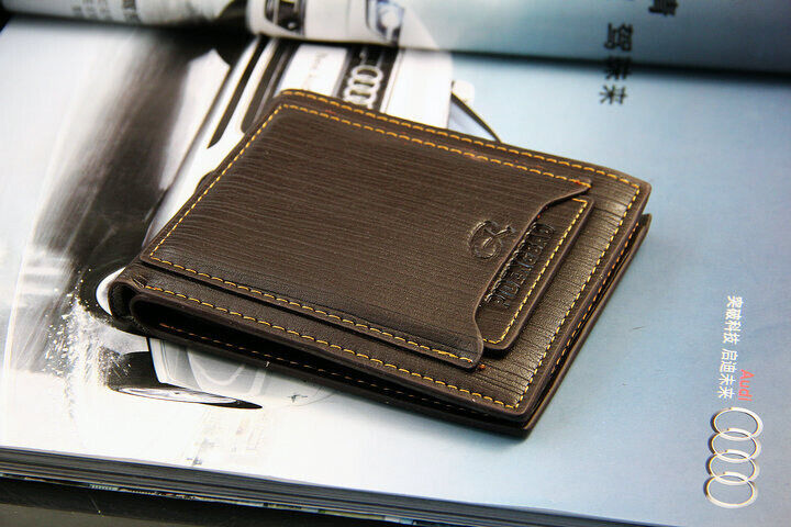 Bifold Leather Wallet ID Credit Card Holder Billfold Purse Clutch