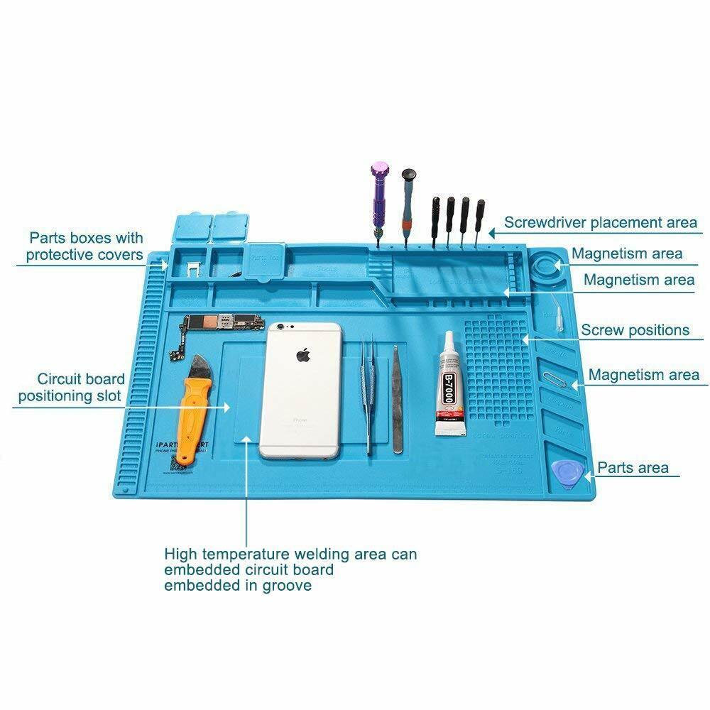 Magnetic Heat Silicone Pad Desk Mat Soldering Repair