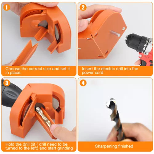 Multipurpose Drill Bits Grinding Sharpener Tool - A