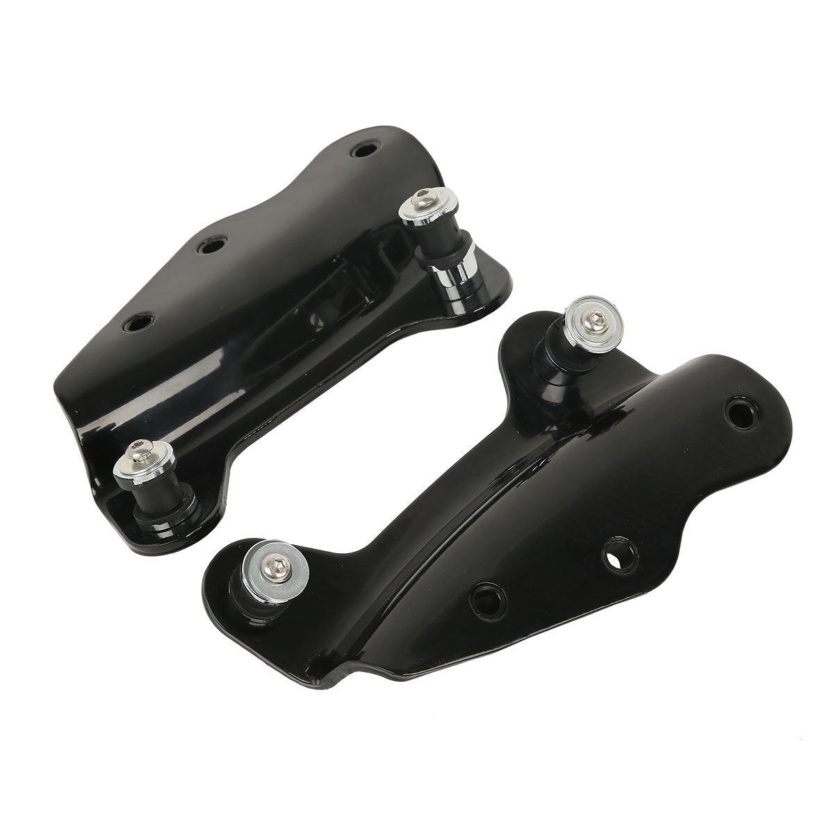 Black 4 Point Docking Hardware Kits for Harley Street Glide Road King 2009-2013