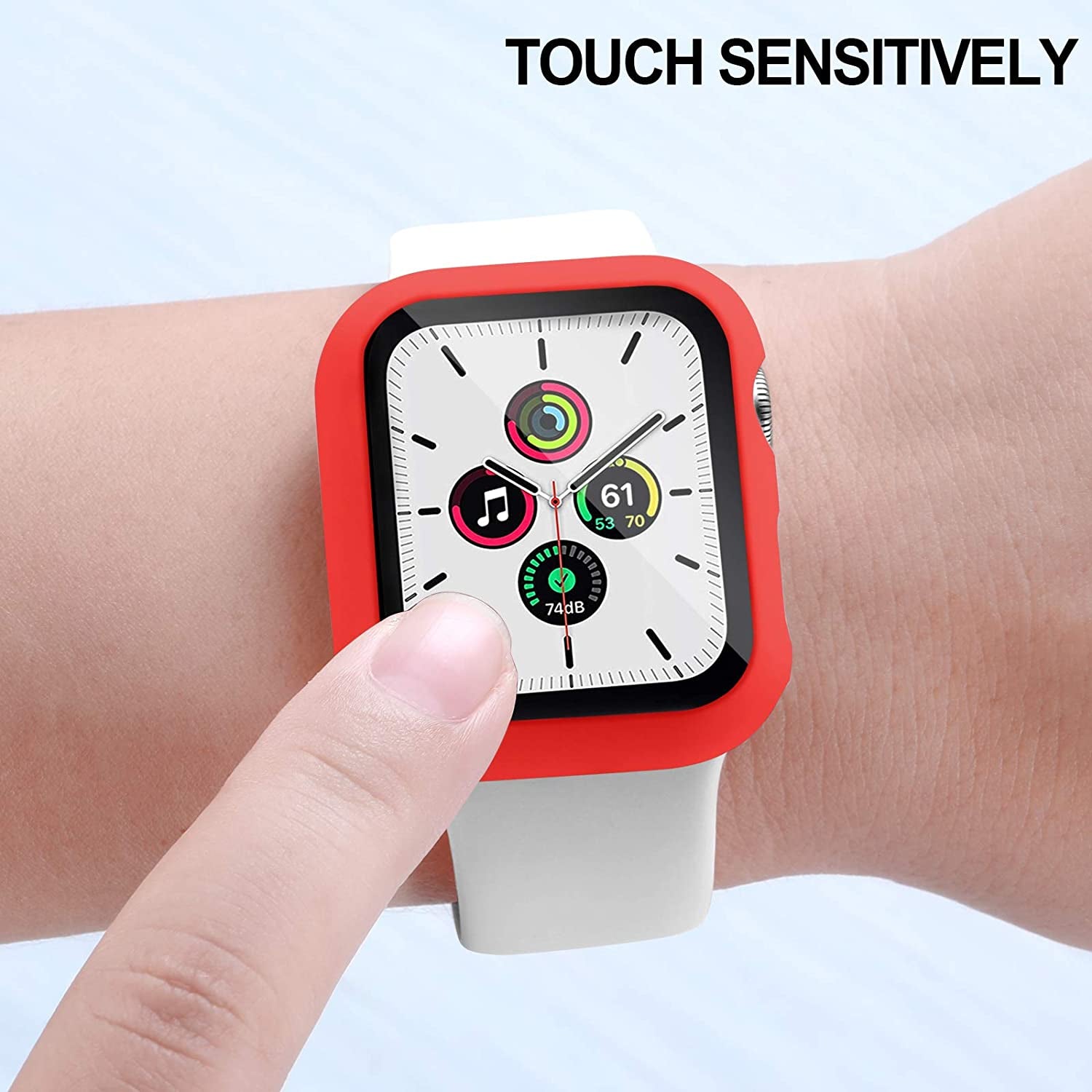  Watch Case Protector 44mm Compatible with Apple iWatch SE Series 6 5 4 with Screen Protector