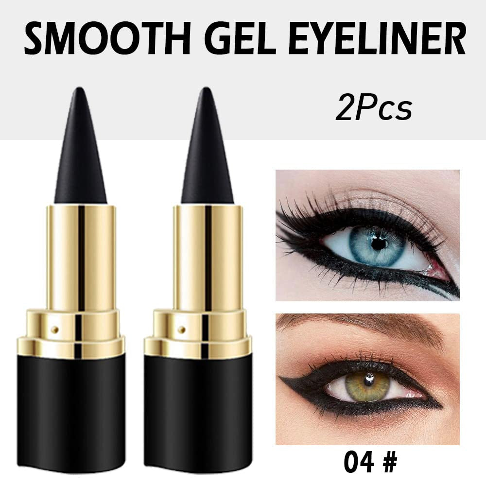  2Pcs Black Gel Eyeliner Pencils
