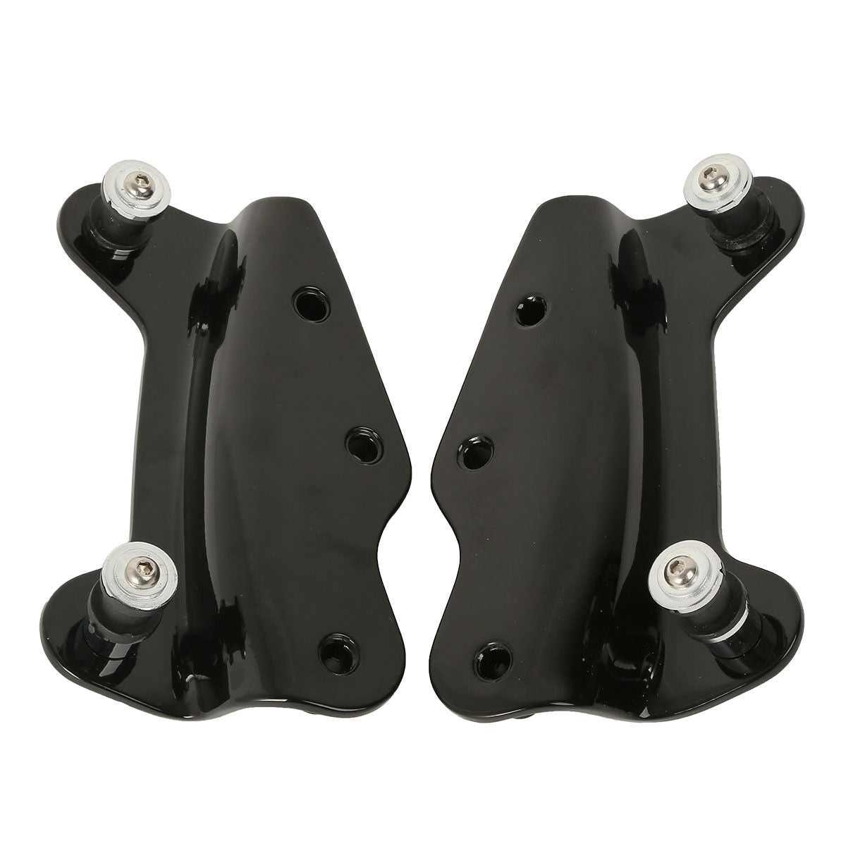 Black 4 Point Docking Hardware Kits for Harley Street Glide Road King 2009-2013