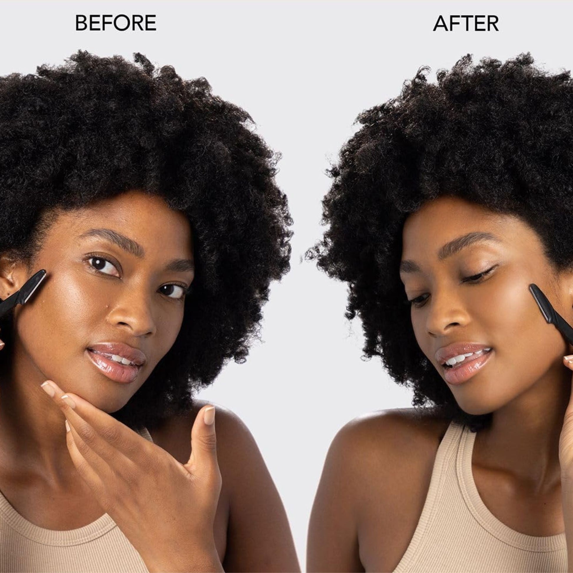 Eyebrow Razor & Face Shaver for Women 12 Pc (Black)