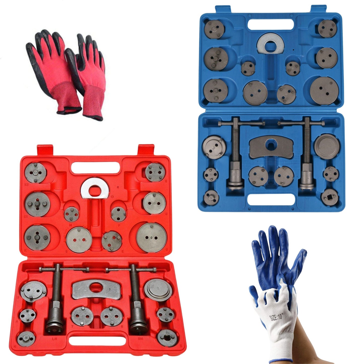 Disc Brake Caliper Compressor Wind Back Tool 24pc