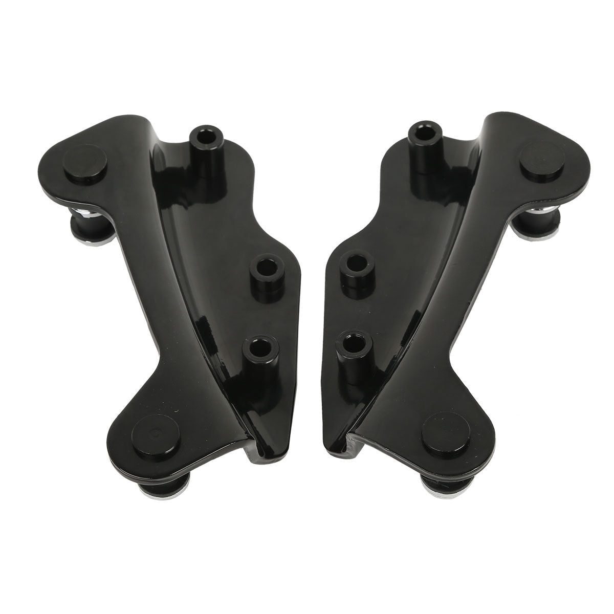 Black 4 Point Docking Hardware Kits for Harley Street Glide Road King 2009-2013