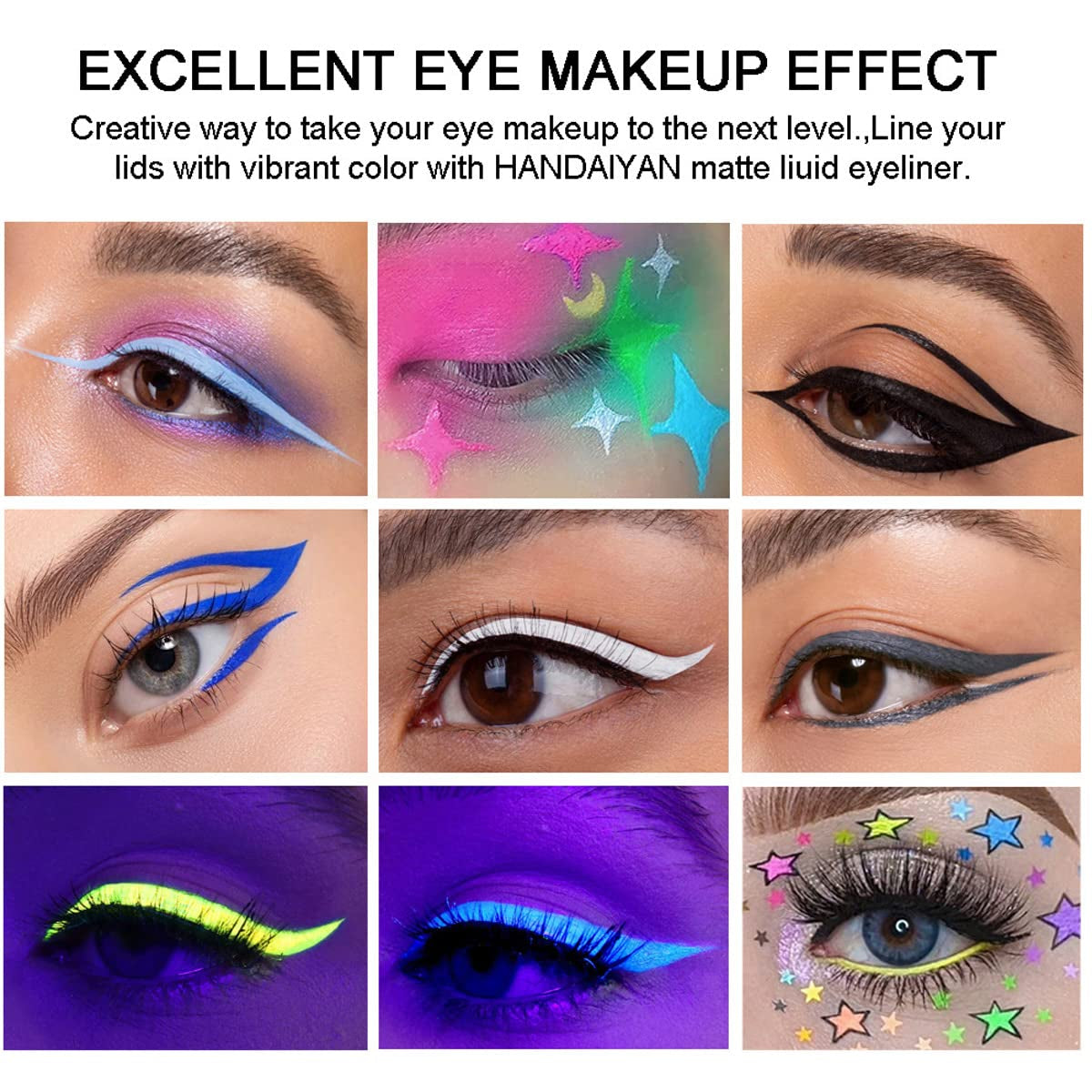 12 Colors Matte Liquid Eyeliner Set