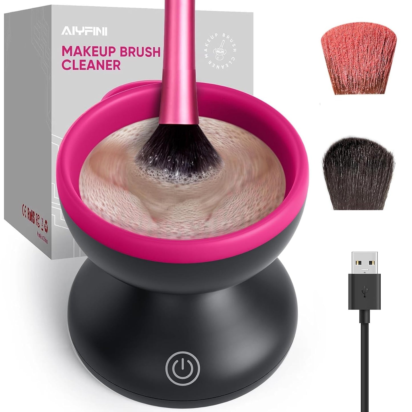 Electric Makeup Brush Cleaner Machine 